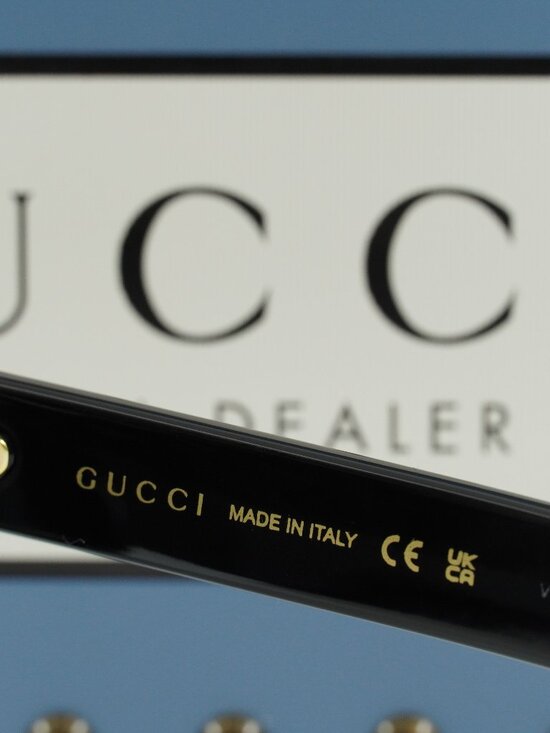Gucci GG1133S 001 Women Cat Eye Sunglasses - Black / Grey main image 6